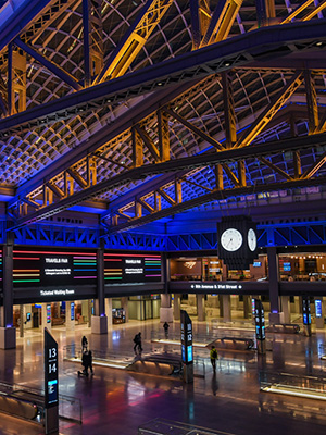 Inside Moynihan Train Hall