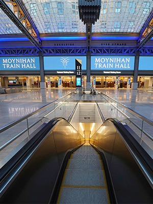 Moynihan Train Hall Escalator