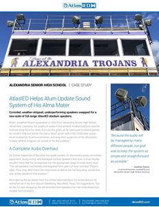 Alexandria High School Case Study