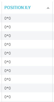 GDS4W Sort Position