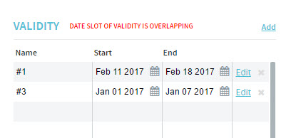 GDS4W Content Validation overlapping